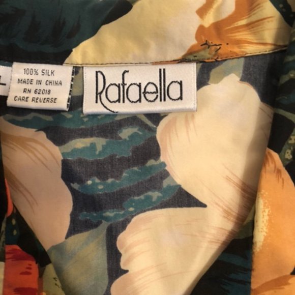 Rafaella 100% Silk Flower T-shirt - Picture 3 of 4